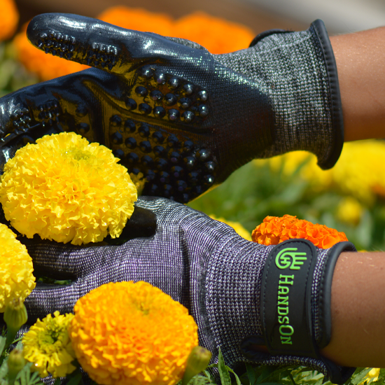 silicone gardening gloves HandsOn Gardening Gloves