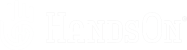 HandsOn Logo Horizontal White